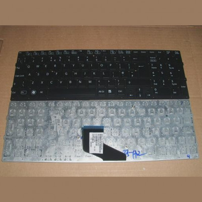 Tastatura laptop noua SONY VPC-F219C Black UK foto