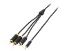 Cablu Jack 2,5mm la RCA x3 1,5m Aurit, Vention