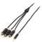 Cablu Jack 2,5mm la RCA x3 1,5m Aurit