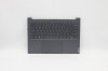 Carcasa superioara cu tastatura palmrest Laptop, Lenovo, Yoga Slim 7 Pro 14ARH5 Type 82LA, AM1W0000800, ET1W0000100, iluminata, gri, layout US