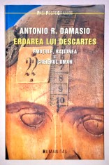 Eroarea lui Descartes, Antonio Damasio, dezvoltare personala, stiinta, medicina, neurologie.