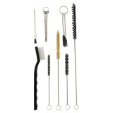 Kit curatare pistol de vopsit cu 21 perii ROTOR pentru duze si canale