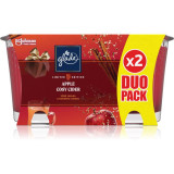 GLADE Cosy Apple Cider lum&acirc;nare parfumată duo 2x129 g