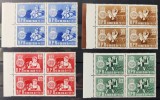 ROMANIA 1963 - Campania mondiala impotriva foametei - bloc de 4 MNH** - LP 555