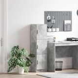 Comodă Gri Beton Gri Plăci Aglomerate Mare Comodă