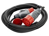 Prelungitor alimentare 10m negru 16A 5x1,5mm2