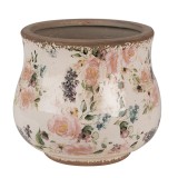 Cumpara ieftin Ghiveci flori ceramica multicolora Roses 16x14 cm