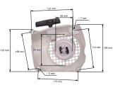 Demaror Drujba Compatibil Stihl MS231, MS251, MS 231, MS 251 - Calitate OEM 1143 080 2103