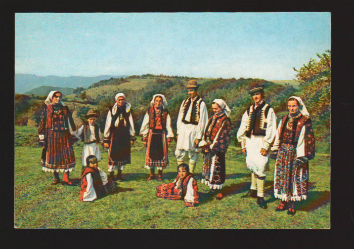 CPIB 19757 CARTE POSTALA - MUNCELUL MARE, HUNEDOARA. COSTUME POPULARE PADURENI