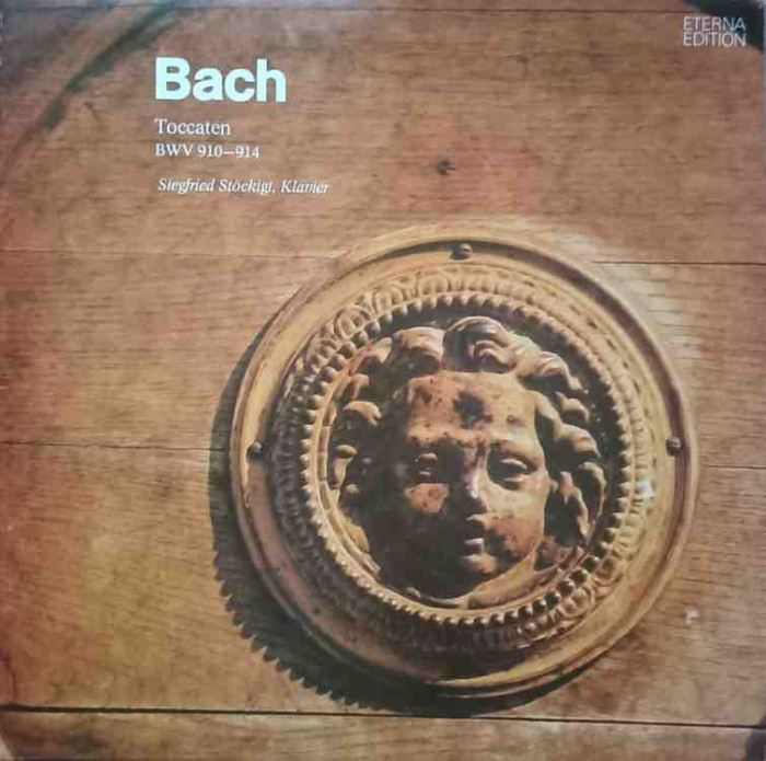 Disc vinil, LP. TOCCATEN BWV 910-914-BACH, SIEGFRIED STOCKIGT-314693