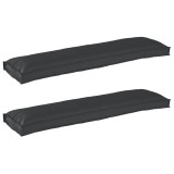 vidaXL Set de perne pentru palet 2 pcs Negru 150 x 40 x 8 cm 42001712