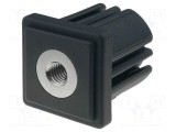 Obturator pentru fixare picioruşe ELESA GANTER, profile H: 43mm L: 40mm