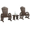 VidaXL Set mobilier de grădină, 3 piese, lemn masiv de brad 3207122