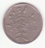 Malta 50 cenți 1992