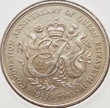 2558 Guernsey 2 Pounds 1993 Elizabeth II (Coronation) km 55, Europa