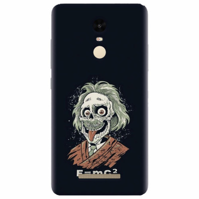 Husa silicon pentru Xiaomi Remdi Note 3, Albert Einstein Caricature foto