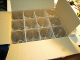 LOT de 12 pahare din sticla 24 cl. Ariadne pentru vin in cutia originala, NOI