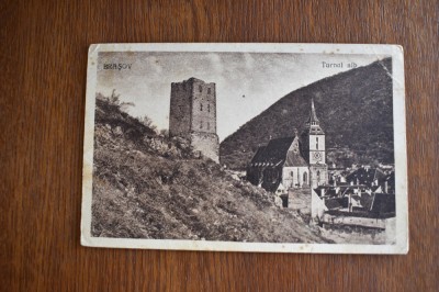 CP Brasov Brasso Kronstadt Turnul alb foto