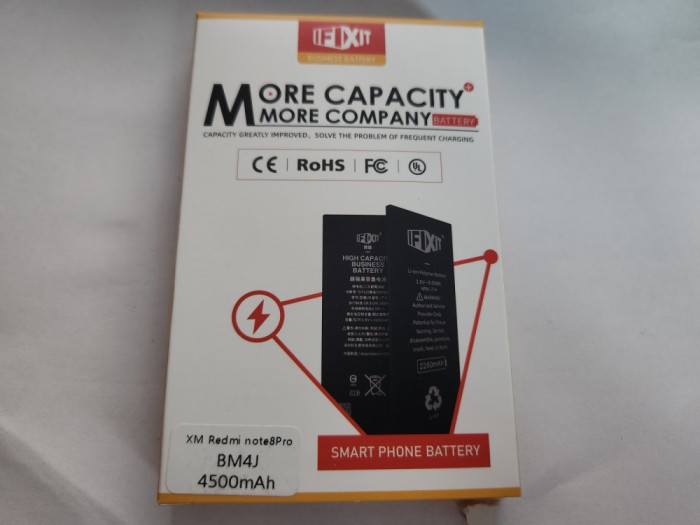 Acumulator pentru Xiaomi Redmi Note 8 Pro M1906G7G BM4J 4500mah ifixt
