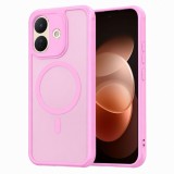 Husa MagSafe pentru Xiaomi Redmi Note 17 Pro, Techsuit, HaloFrost II, Roz