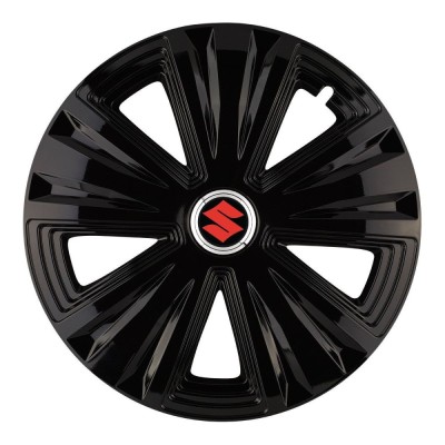 Set 4 capace roti Glory negru R14 Compatibil Cu Suzuki foto