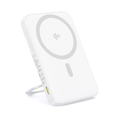 Baterie externa telefon Type-C Qi2 20W Baseus, 5000mAh, alb foto