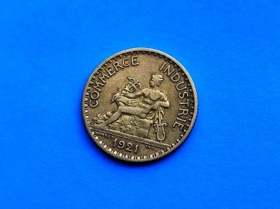 1 Franc 1921 Franta-stare buna foto