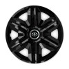 Set 4 capace roti hubcaps fast black R15 Compatibil Cu Toyota, Autohelix MSA