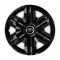 Set 4 capace roti hubcaps fast black R15 Compatibil Cu Toyota