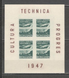 Romania.1947 Posta aeriana:Institutul de studii-coala mica YR.118, Nestampilat