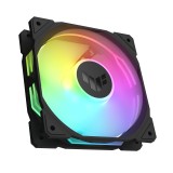 Ventilator Carcasa Asus TUF Gaming TR120 ARGB 12 cm 2000 RPM 3 buc RGB Negru