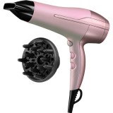 Uscator de par D5901, 2200W, 3 trepte de temperatura, 2 trepte de viteza, Roz, Remington