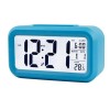 Ceas Digital cu Termometru MRG M899, LCD, Iluminare Noapte, Functie Snooze, Albastru