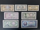 Romania Set complet 1+3+5+10+25+50+100 Lei 1966 Impecabil.