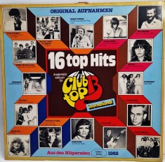 various - 16 Top Hits marz / april 1982 disc Lp vinil pop rock Club Top 13 Germania