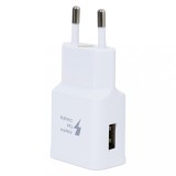Incarcator retea Samsung, USB, 15W, 2A, Incarcare rapida, EP-TA200EWE, Alb