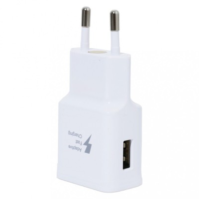 Incarcator retea Samsung, USB, 15W, 2A, Incarcare rapida, EP-TA200EWE, Alb foto
