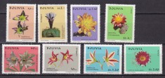 Bolivia 1971 flori MI 817-824 MNH foto
