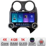 Navigatie Nissan Micra 2010-2014 Edotec 4+64 10.5 inch Incell 1K android Wifi 5Ghz gps internet KIT-micra2010 CarStore Technology