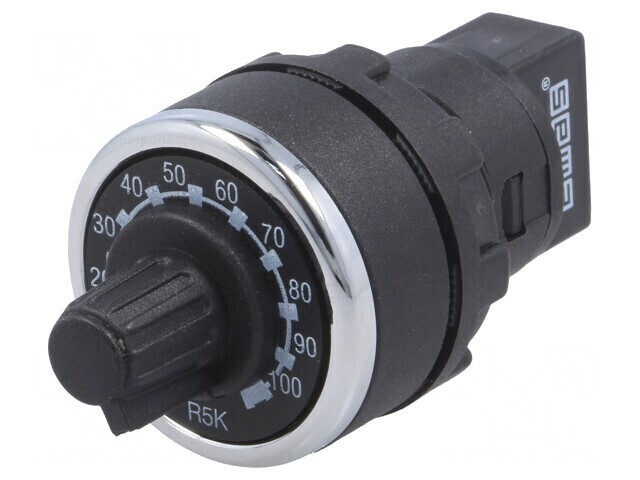 Potențiometru 22mm IP65 25-70&deg;C Singură Tură
