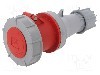 Conector alimentare AC, IEC 60309, IP66, IP67, 63A, 400V AC, 5 pini, PCE - 235-6