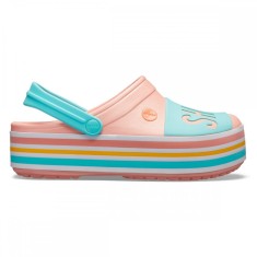 Sabo?i Femei casual Crocs Crocband Platform Bold Color Clog foto