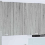VidaXL Dulap suspendat Riga Gri Sonoma 60 x 31 x 100 cm Lemn compozit 884359