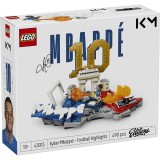 LEGO Editions Kylian Mbappe 43013, set decorativ fotbal, 490 piese