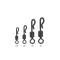 Set legaturi Q, 10 buc/set 10