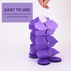 Set 6 ghirlande pentru petrecere Jodsen, 3 m, hartie, multicolor