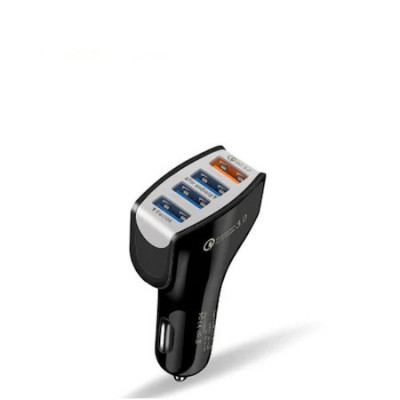 Incarcator Auto, 4x USB 3.0 Ultra Fast Charge Culoare Negru foto