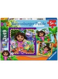 Ravensburger Puzzle Dora The Explorer 3x49p (12004197)