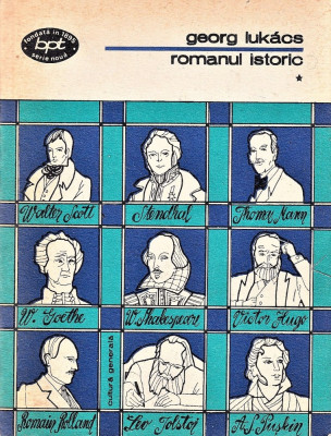 Romanul istoric Georg Lukacs editura Minerva Bucuresti 1978 foto