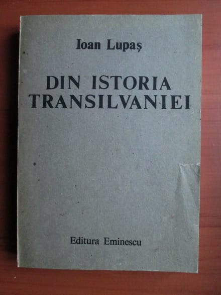 Ioan Lupas , Din istoria Transilvaniei